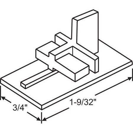 Strybuc Black Lower Slide Guide Set 85-605A